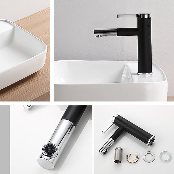 Lisslune | Glam Style Faucet Single Lever Handle Basin Faucet for the Bathroom