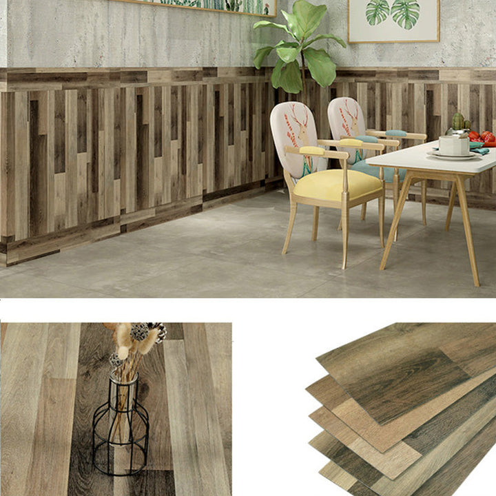 Lisslune | Farmhouse Tin Back Wall Panel Smooth Wall Ceiling Wood Board Set of 1