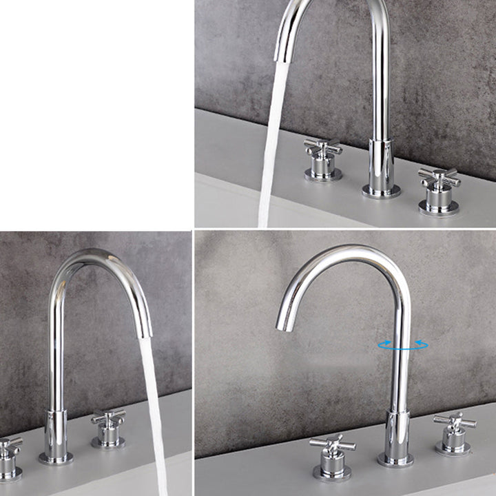 Lisslune | Traditional Style Roman Tub Faucet Copper Wall Mounted Roman Tub Faucet