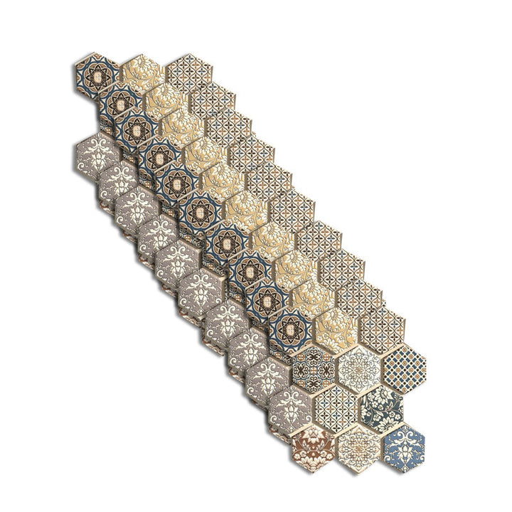 Lisslune | Contemporary Peel-and-Stick Tiles Mosaic Tiles Peel-and-Stick Wall Tile