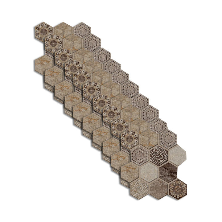 Lisslune | Contemporary Peel-and-Stick Tiles Mosaic Tiles Peel-and-Stick Wall Tile