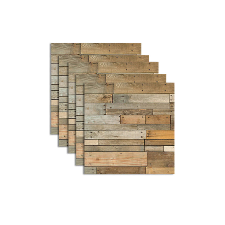 Lisslune | Pattern Matte Color Stone Peel and Stick Mosaic Tile Peel and Stick Tile Set of 5