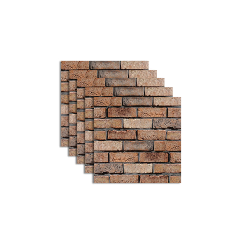 Lisslune | Pattern Matte Color Stone Peel and Stick Mosaic Tile Peel and Stick Tile Set of 5