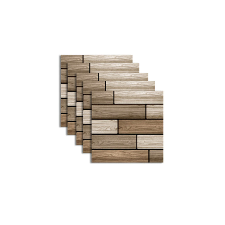 Lisslune | Pattern Matte Color Stone Peel and Stick Mosaic Tile Peel and Stick Tile Set of 5