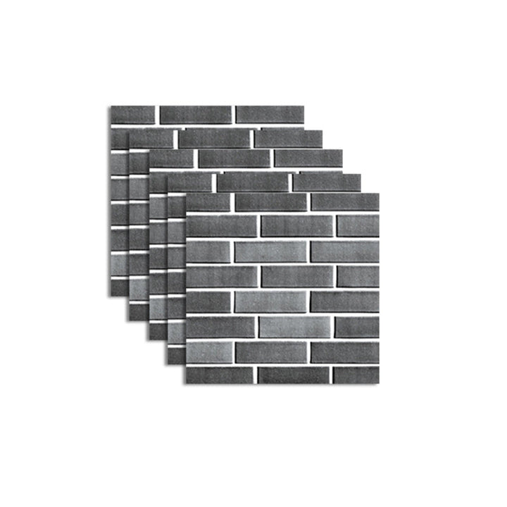 Lisslune | Pattern Matte Color Stone Peel and Stick Mosaic Tile Peel and Stick Tile Set of 5