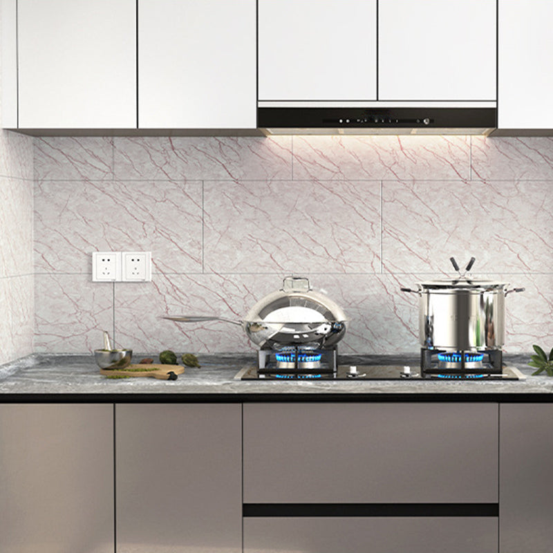 Lisslune | PVC Mosaic Tiles Peel and Stick Tile Kitchen Waterproof Backsplash Peel and Stick Wall Tile