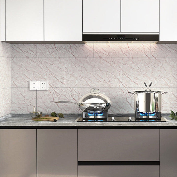 Lisslune | PVC Mosaic Tiles Peel and Stick Tile Kitchen Waterproof Backsplash Peel and Stick Wall Tile