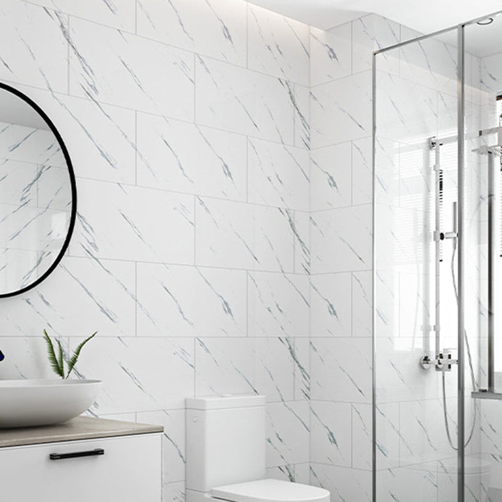 Lisslune | Mosaic Tiles Peel & Stick Tile PVC Kitchen Waterproof Wall Cladding Peel and Stick Wall Tile