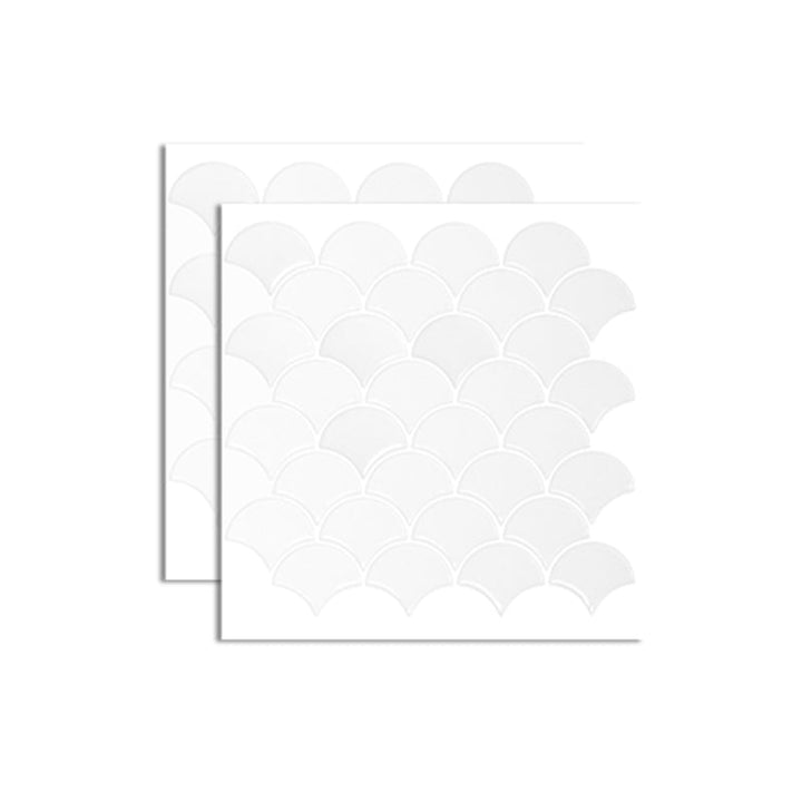 Lisslune | Polygon Metal Peel and Stick Back Wall Tile PVC Peel and Stick Tile for the Kitchen