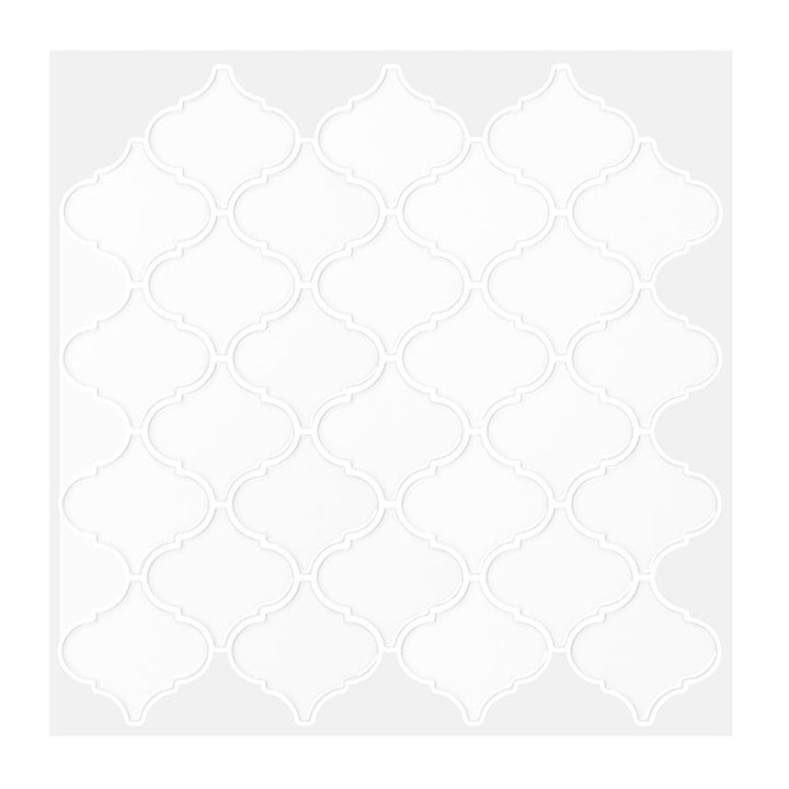 Lisslune | Polygon Metal Peel and Stick Back Wall Tile PVC Peel and Stick Tile for the Kitchen
