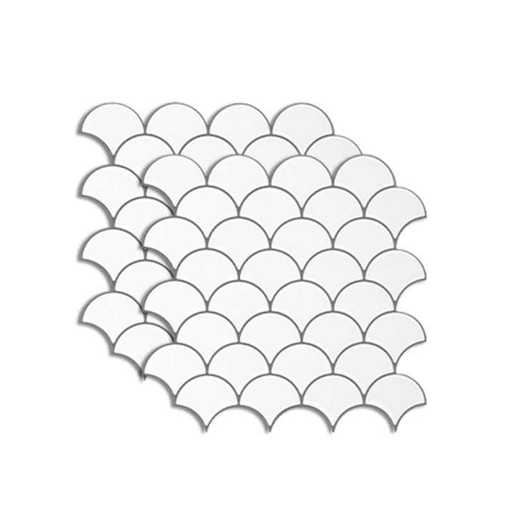 Lisslune | Mosaic tile Peel & Stick Tile PVC Kitchen backsplash Peel and Stick Wall Tile Set of 2