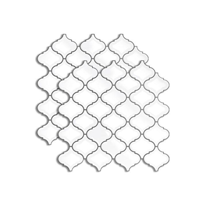 Lisslune | Mosaic tile Peel & Stick Tile PVC Kitchen backsplash Peel and Stick Wall Tile Set of 2