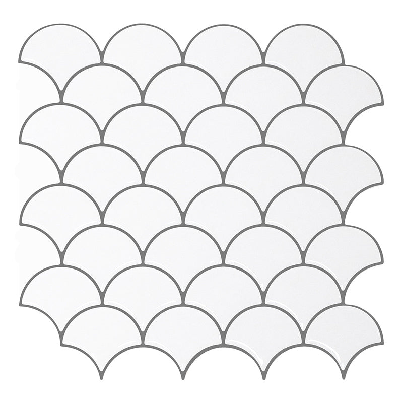 Lisslune | Mosaic tile Peel & Stick Tile PVC Kitchen backsplash Peel and Stick Wall Tile Set of 2