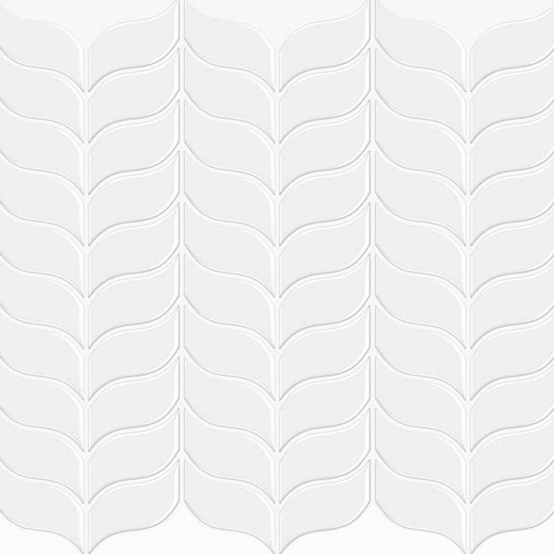 Lisslune | Mosaic tile Peel & Stick Tile PVC Kitchen backsplash Peel and Stick Wall Tile Set of 2