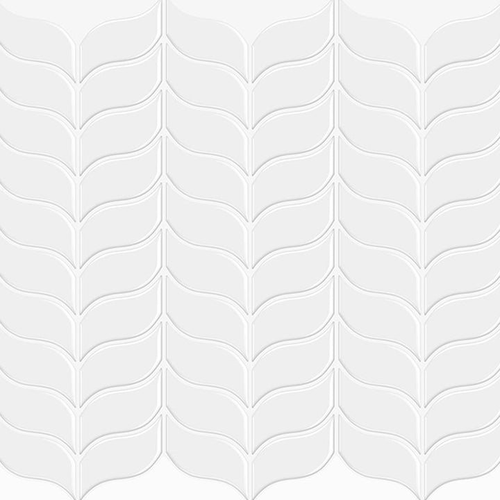Lisslune | Mosaic tile Peel & Stick Tile PVC Kitchen backsplash Peel and Stick Wall Tile Set of 2