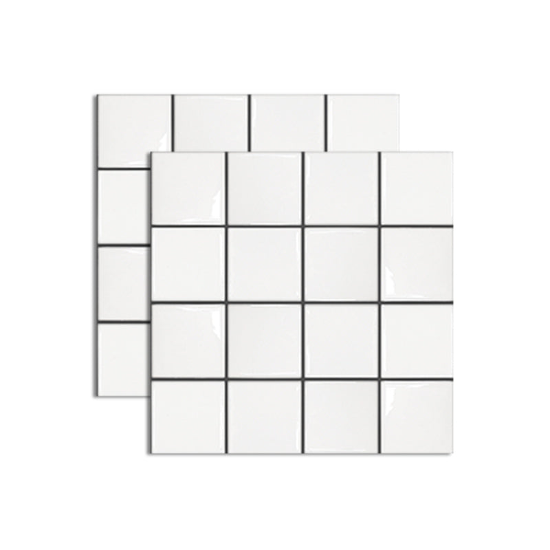 Lisslune | Mosaic Tile Peel & Stick Tile PVC Kitchen Backsplash Peel and Stick Wall Tile