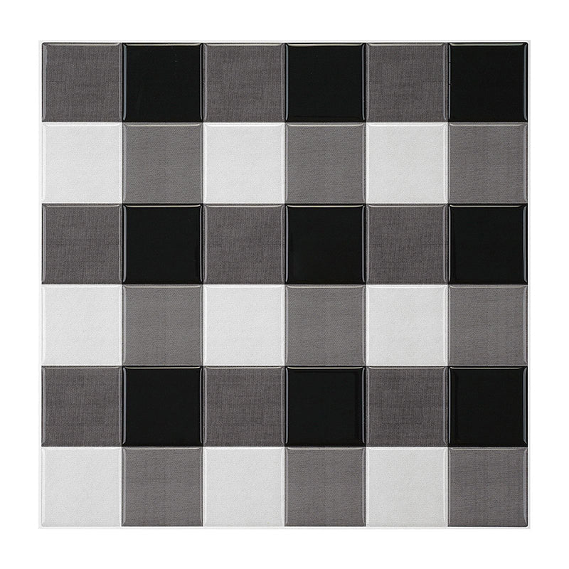 Lisslune | Mosaic Tile Peel & Stick Tile PVC Kitchen Backsplash Peel and Stick Wall Tile