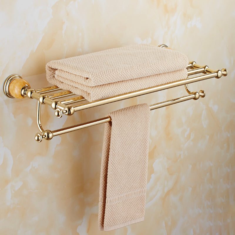 Lisslune | Contemporary brushed brass bathroom accessories as a single piece or as a set