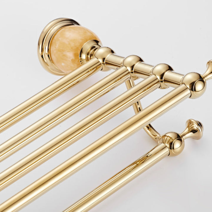 Lisslune | Contemporary brushed brass bathroom accessories as a single piece or as a set