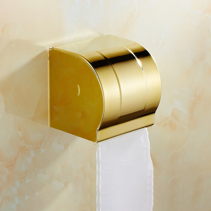 Lisslune | Contemporary brushed brass bathroom accessories as a single piece or as a set