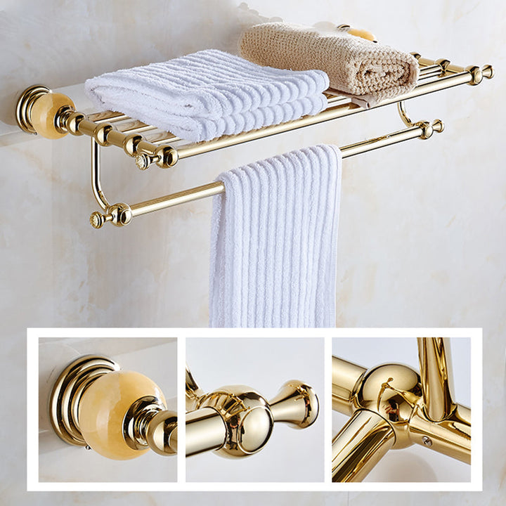 Lisslune | Modern bathroom accessories as a single piece or as a set in gold
