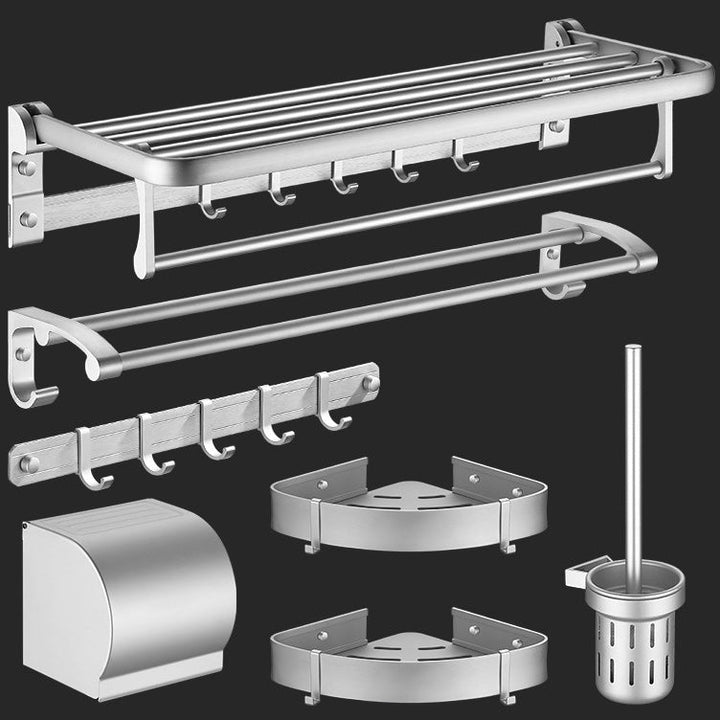 Lisslune | Contemporary Silver Bathroom Accessories as Individual Piece or in Set