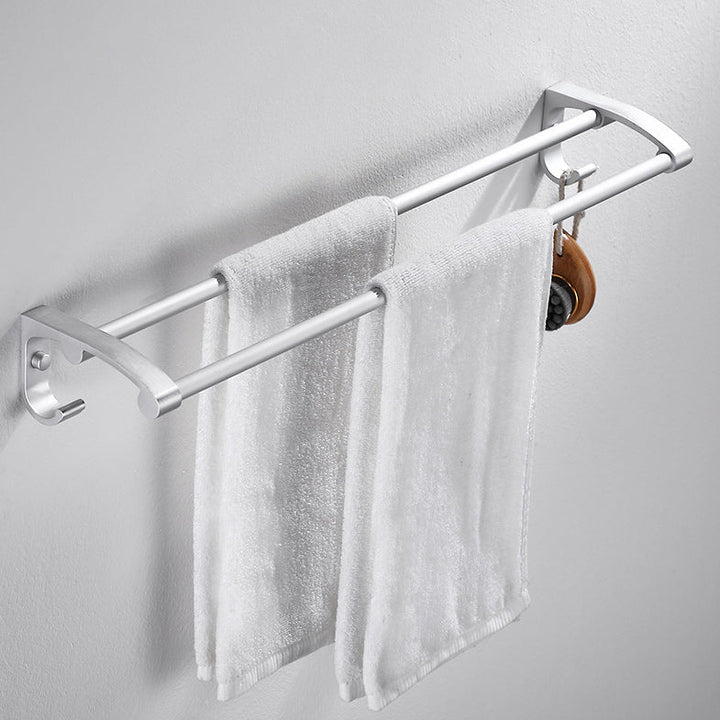 Lisslune | Contemporary Silver Bathroom Accessories as Individual Piece or in Set