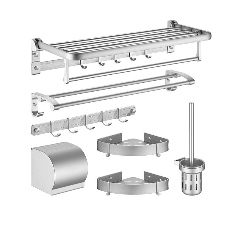 Lisslune | Contemporary Silver Bathroom Accessories as Individual Piece or in Set