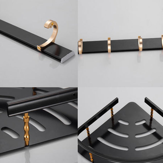 Lisslune | Contemporary black bathroom accessories as a single item or in a set