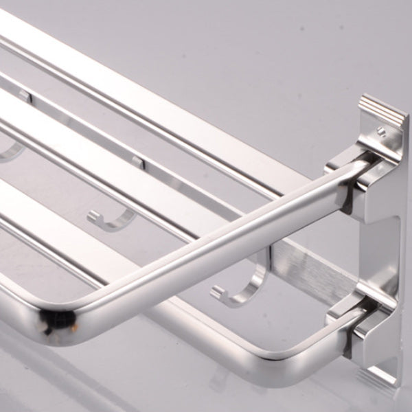 Lisslune | Modern 5-piece bathroom accessory set with triangular bath shelf