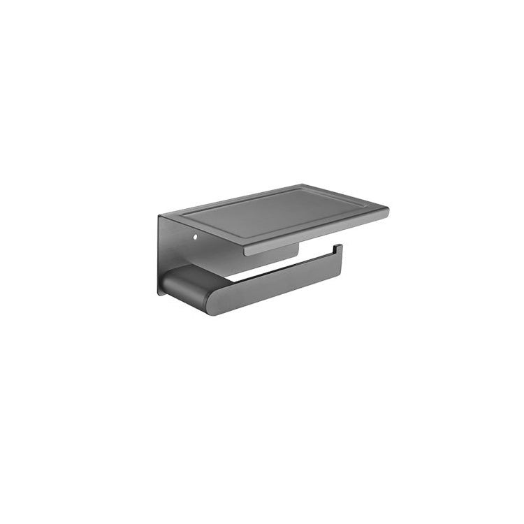Lisslune | 5-piece modern bathroom accessory set made of stainless steel with towel bar/robe hooks/paper holder