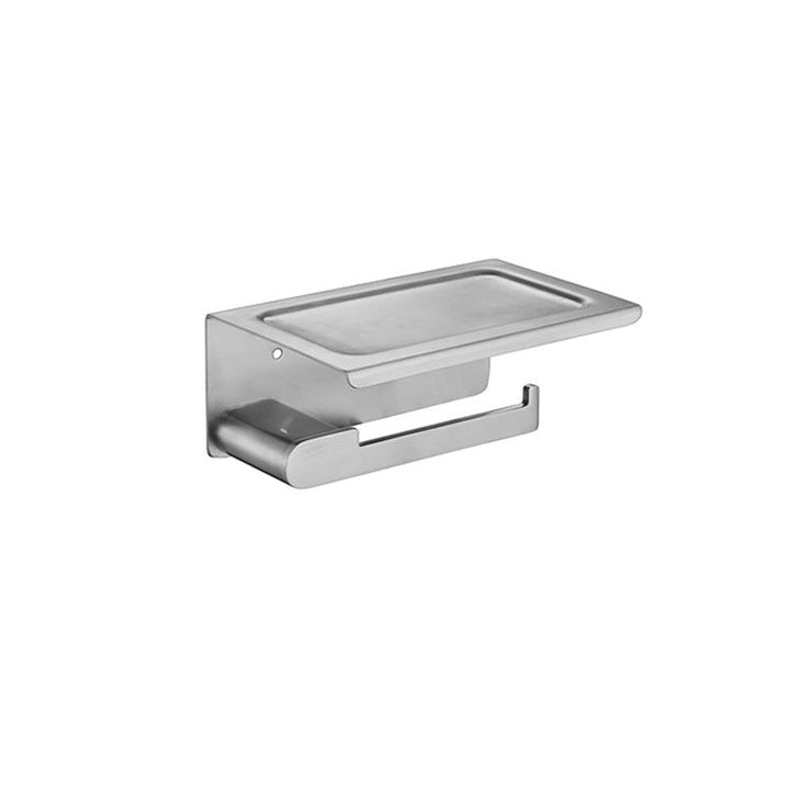 Lisslune | 5-piece modern bathroom accessory set made of stainless steel with towel bar/robe hooks/paper holder