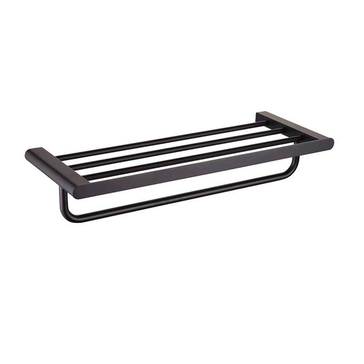 Lisslune | 5-piece modern bathroom accessory set made of stainless steel with towel rail/robe hooks/toilet paper holder