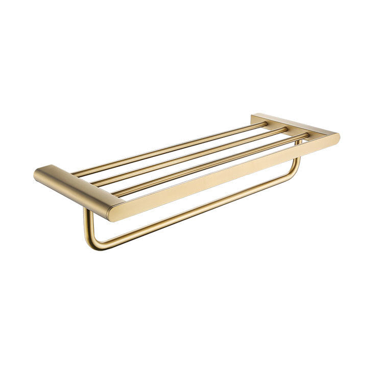 Lisslune | 5-piece modern bathroom accessory set made of stainless steel with towel bar/robe hooks/paper holder