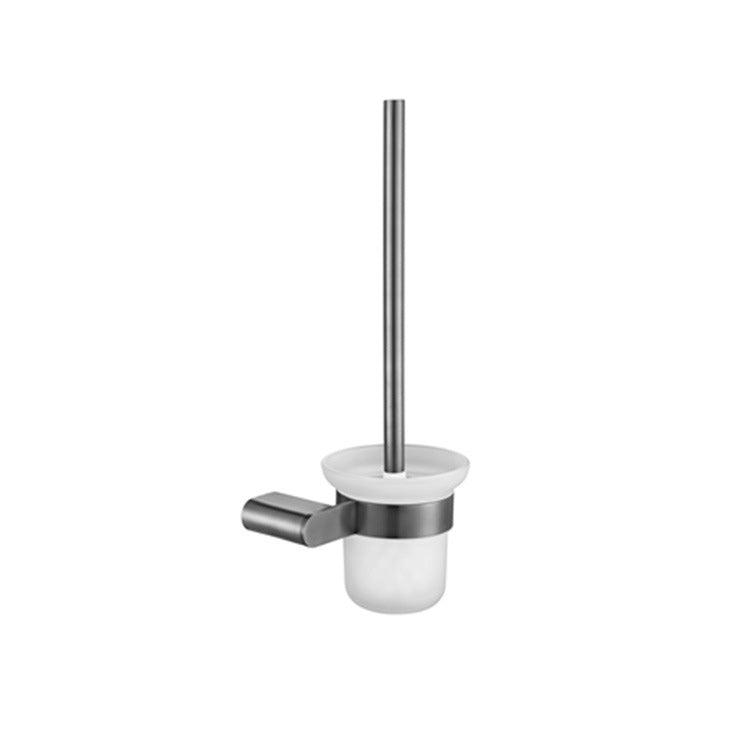 Lisslune | 5-piece modern bathroom accessory set made of stainless steel with towel bar/robe hooks/paper holder
