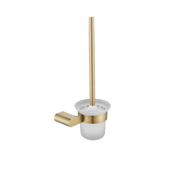 Lisslune | 5-piece modern bathroom accessory set made of stainless steel with towel bar/robe hooks/paper holder