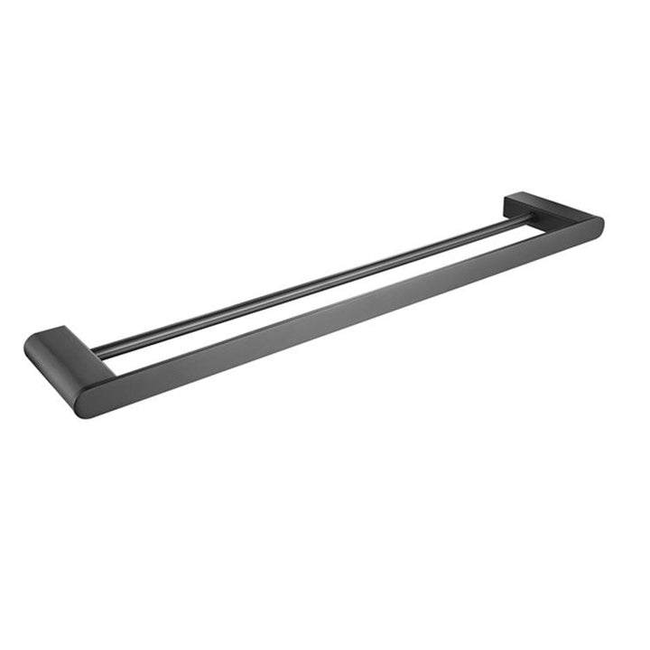 Lisslune | 5-piece modern bathroom accessory set made of stainless steel with towel bar/robe hooks/paper holder