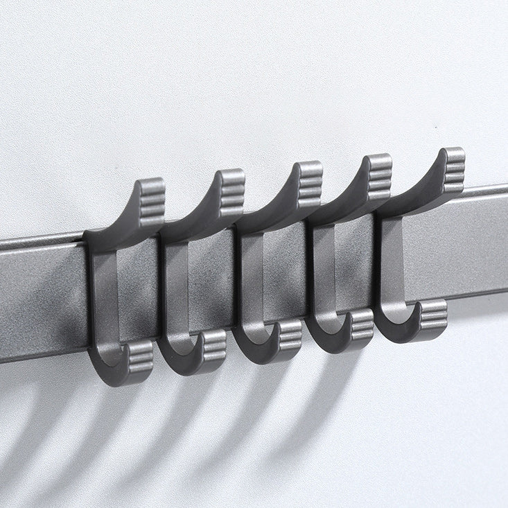 Lisslune | Contemporary Gray Bathroom Hardware Set Bathroom Shelf/Towel Bar Including Bathroom Set