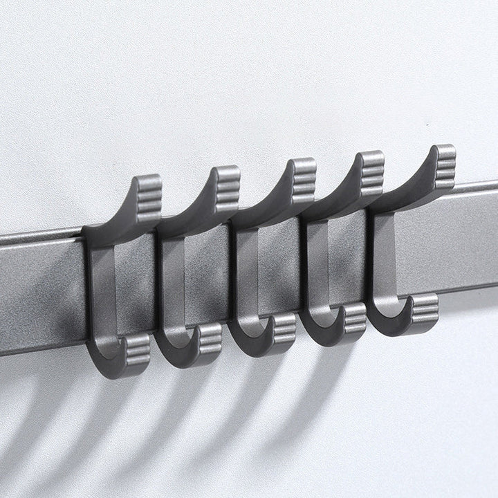 Lisslune | Contemporary Gray Bathroom Hardware Set Bathroom Shelf/Towel Bar Including Bathroom Set