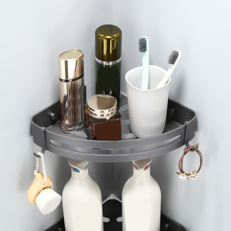 Lisslune | Contemporary Gray Bathroom Hardware Set Bathroom Shelf/Towel Bar Including Bathroom Set