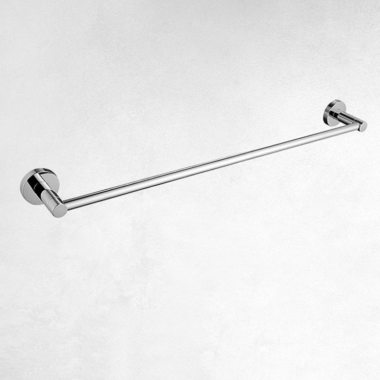 Lisslune | Polished Chrome Modern Bathroom Accessories Set with Towel Bar/Paper Holder