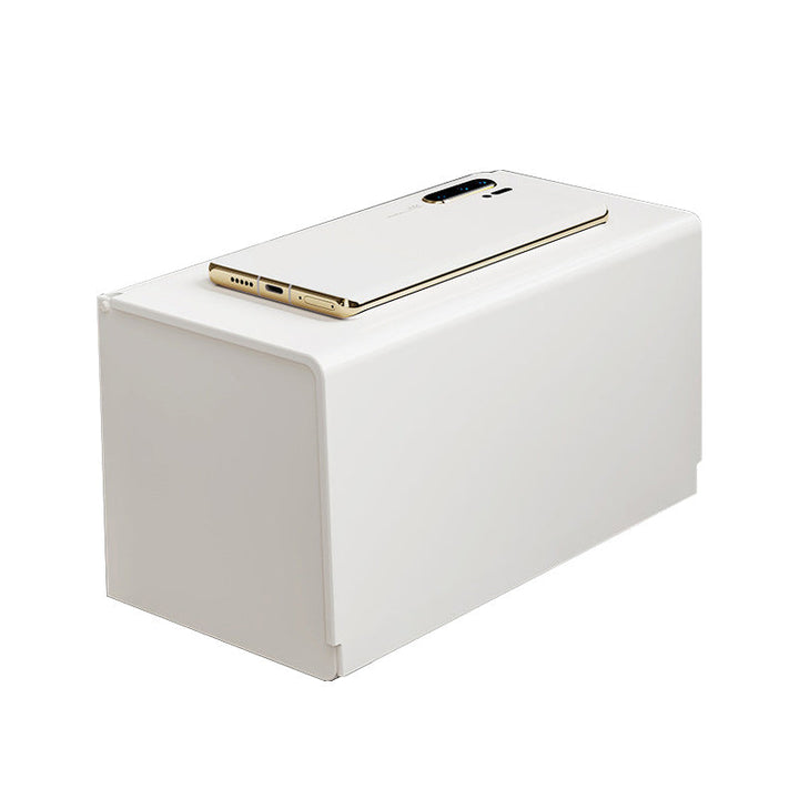 Lisslune | White contemporary bathroom accessories set stainless steel aluminum bathroom set