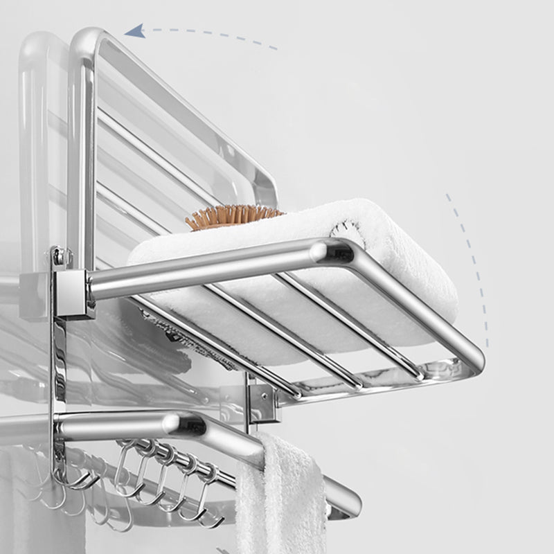 Lisslune | Modern Bathroom Set with Bathroom Shelf/Towel Bar Polished Chrome Bathroom Accessory Set