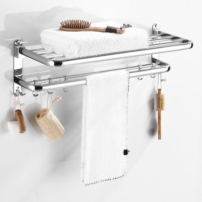 Lisslune | Modern Bathroom Set with Bathroom Shelf/Towel Bar Polished Chrome Bathroom Accessory Set