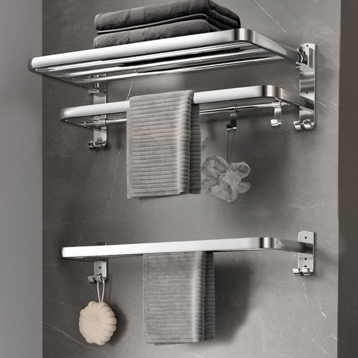 Lisslune | Modern Bathroom Accessory Set Paper Holder Bathroom Shelf Stainless Steel Bathroom Hardware