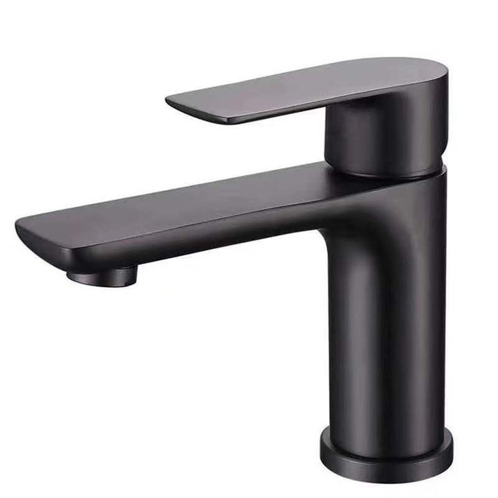 Lisslune | Modern Vessel Faucet Copper Single Handle Low Arc Vessel Faucet for Home