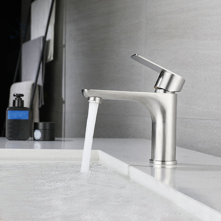 Lisslune | Modern Vessel Faucet Copper Single Handle Low Arc Vessel Faucet for Home