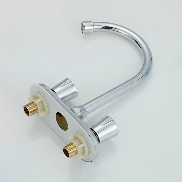 Lisslune | Button handle central faucet Contemporary design sink faucet 2-hole faucet for the bathroom