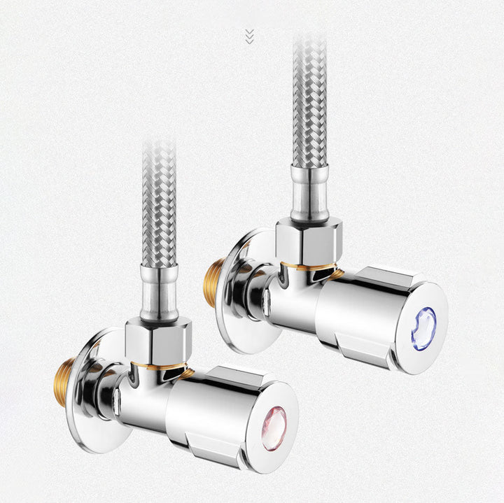 Lisslune | Modern Center Set Faucet Chrome 2 Handle Swivel Spout Sink Faucet