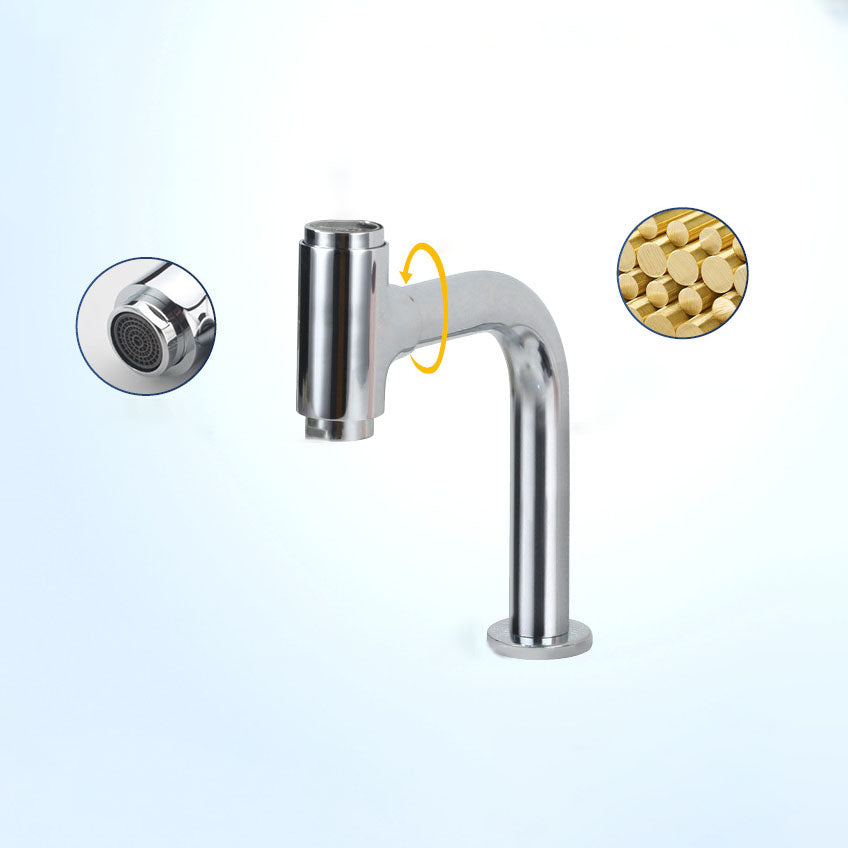 Lisslune | Modern Style Sink Faucet Swivel Spout Bathroom Faucet
